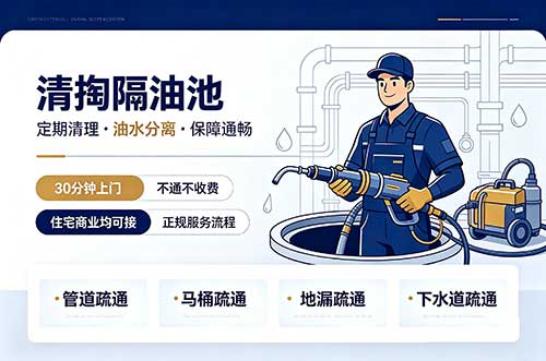 溧阳清掏隔油池